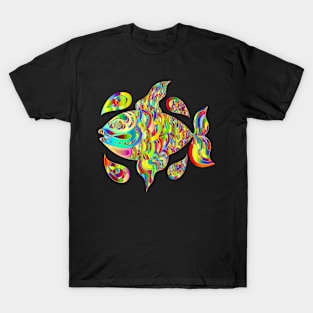 Colorful Rainbow Fish T-Shirt